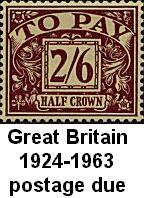 Great Britain postage due stamp