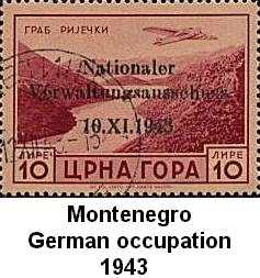 Montenegro - German occupation